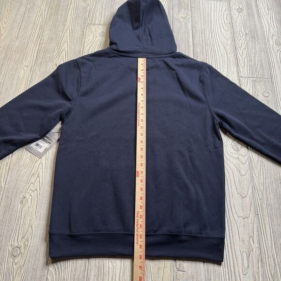 Xavier Musketeers Logo Hoodie Men’s M Blue Stadium Athletics Sewn Letters New - Picture 11 of 12